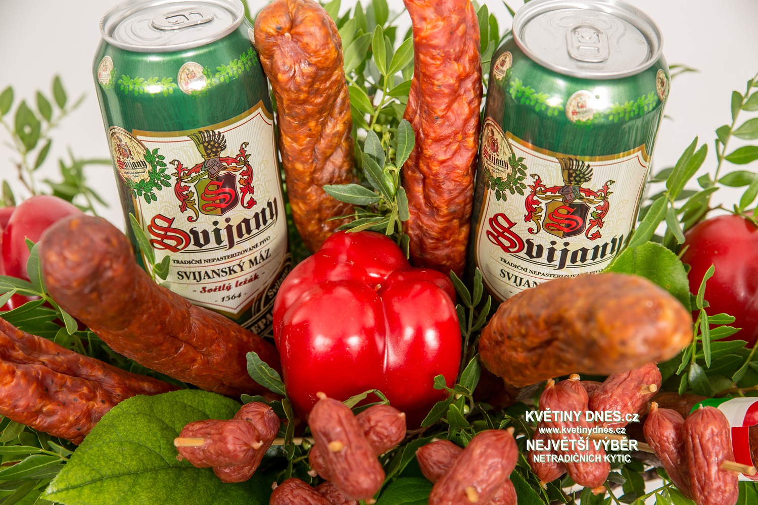 Pivo Svijany kytice pro muže