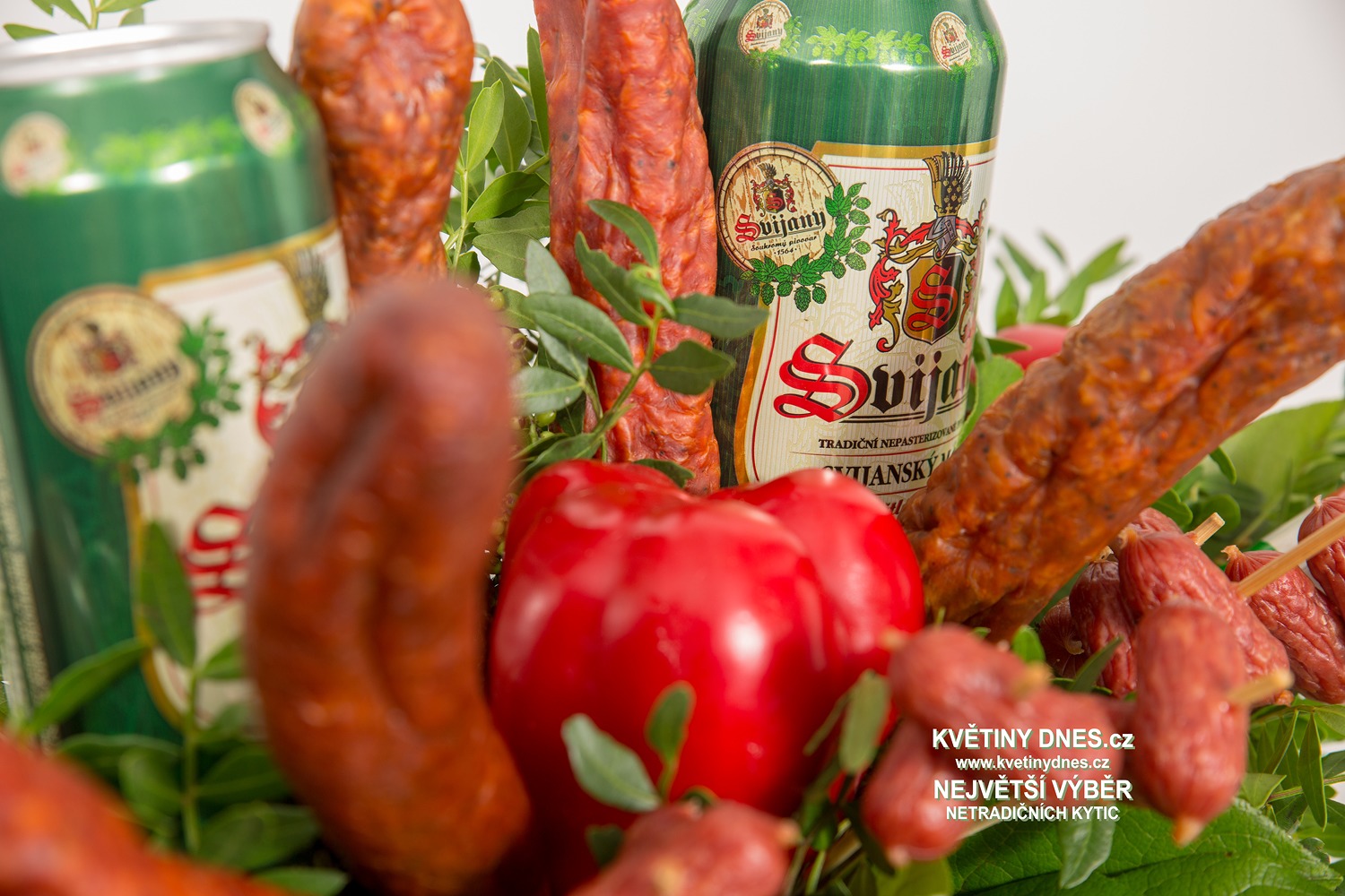 Pivo Svijany kytice pro muže