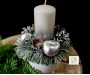 Vánoční mini svícen - trvalá dekorace